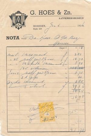 23 1 RWE63 Hoes 1954 kopie