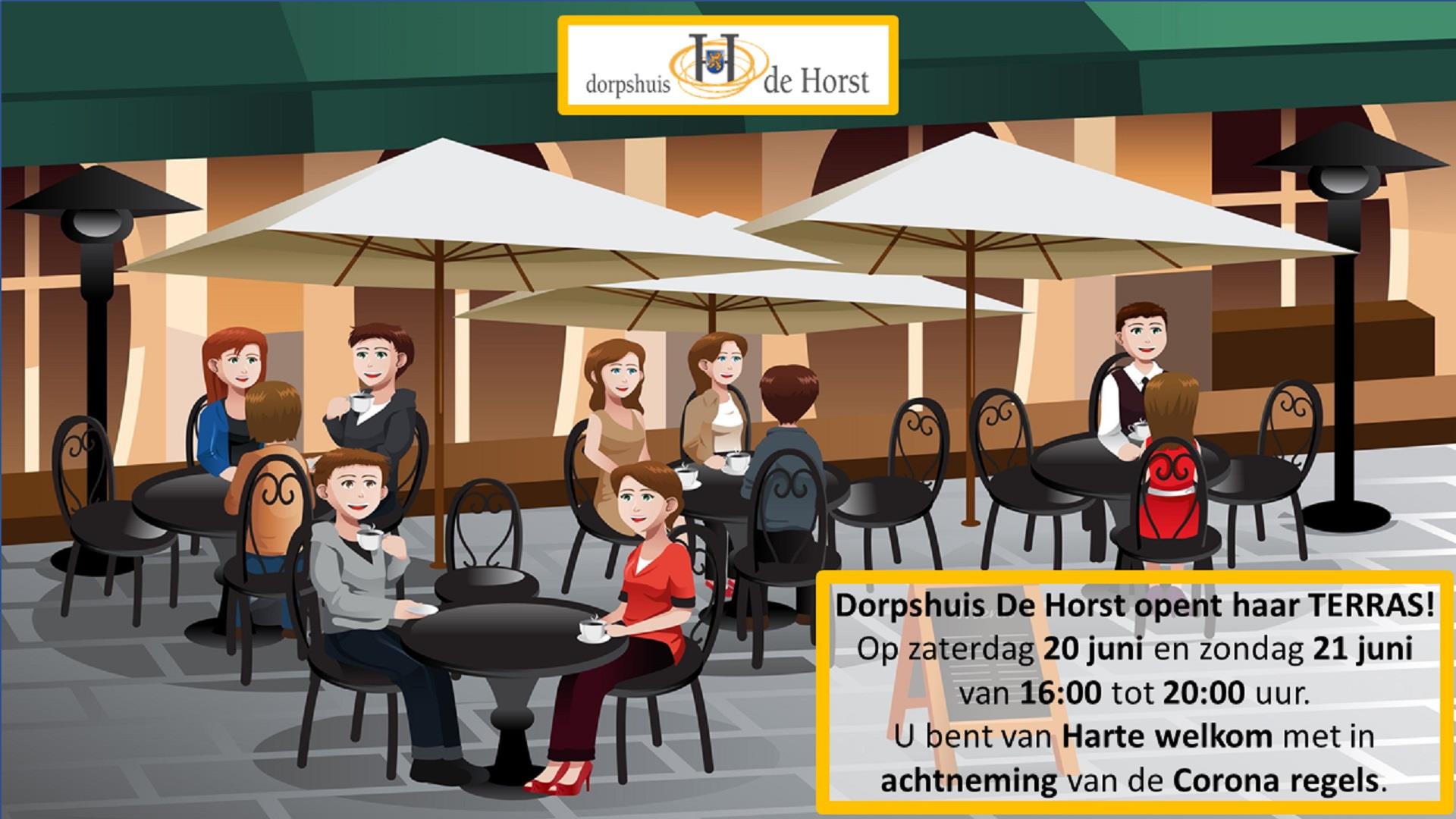 Terras open