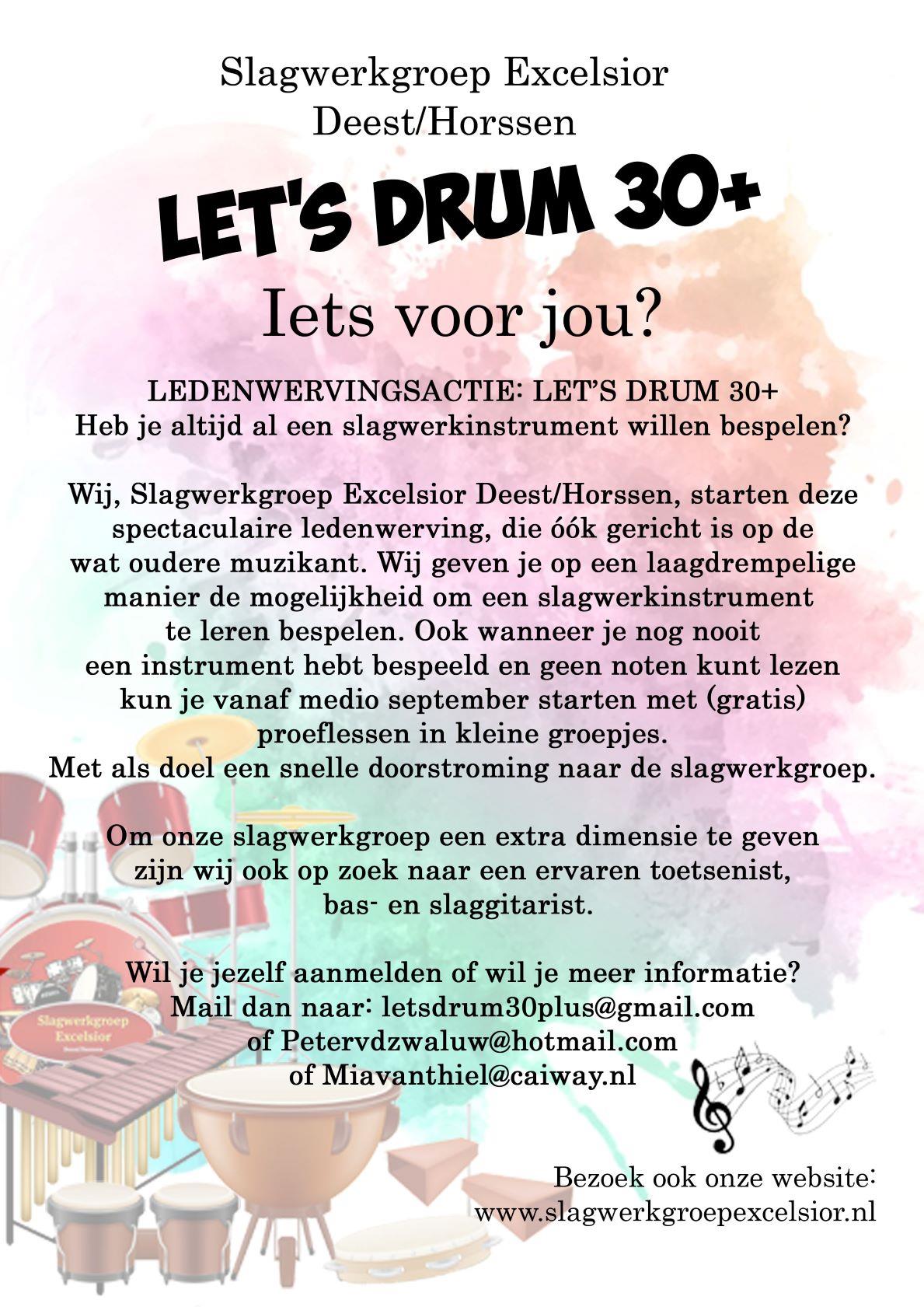Lets drum Excelsior