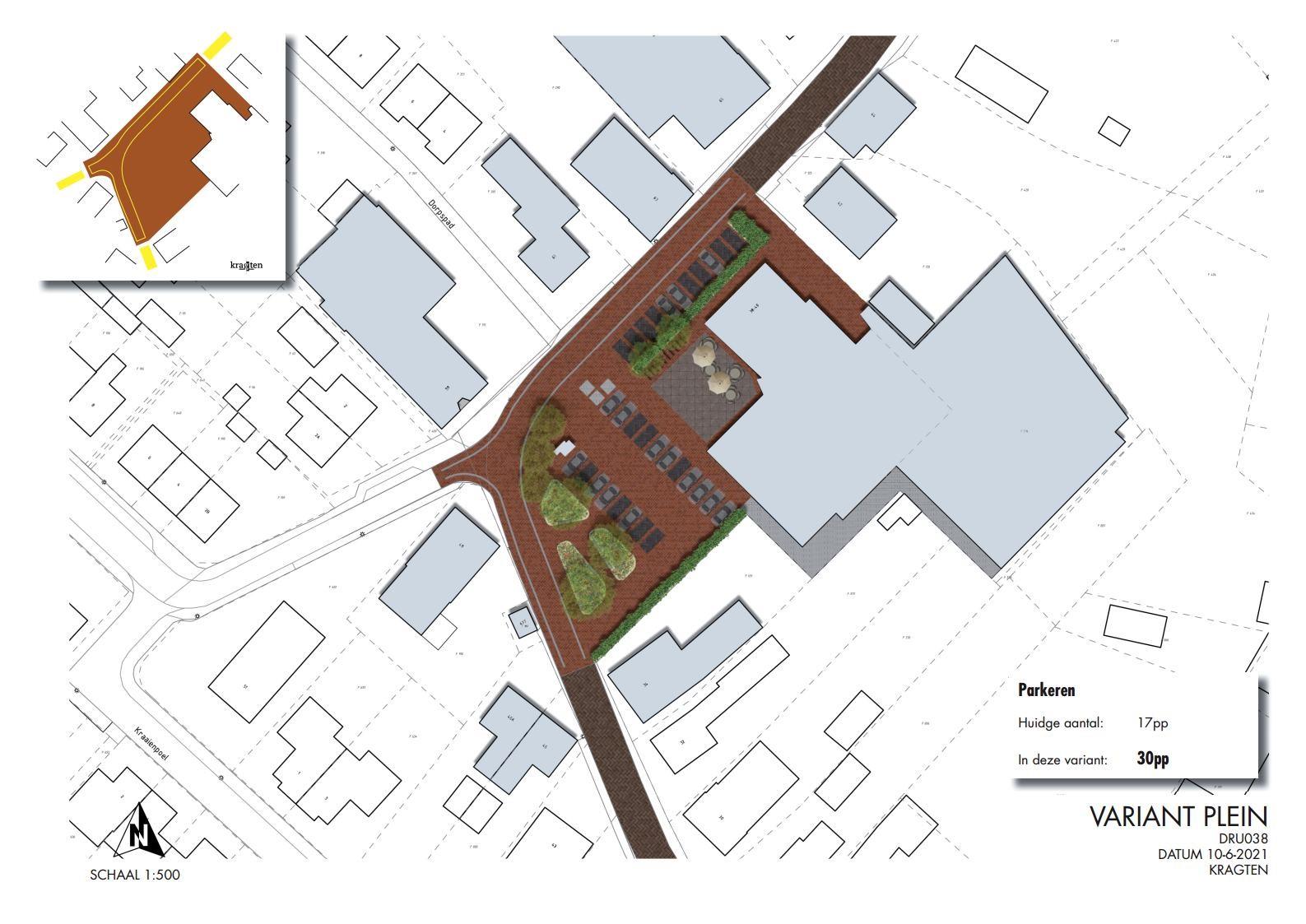 Variant dorpsplein