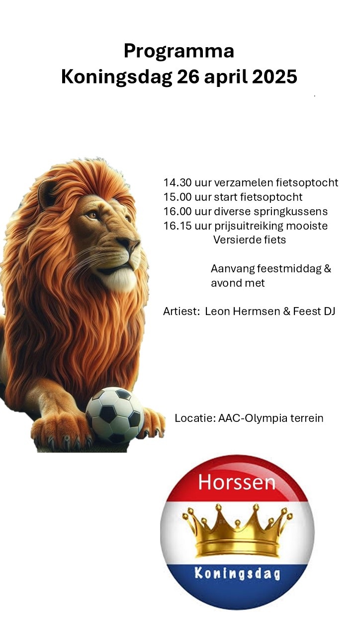 programma koningsdag 2025