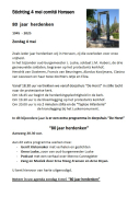 80 jaar herdenken 1945 - 2025