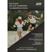 Tennissen in de zomer